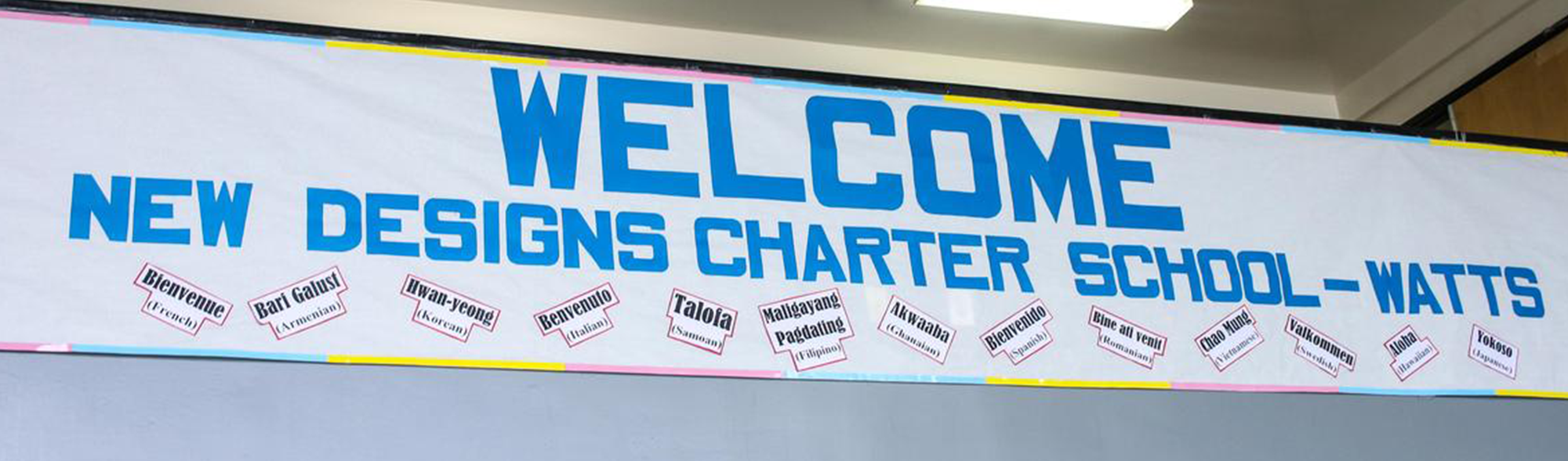 Welcome New Designs Charter School - Watts